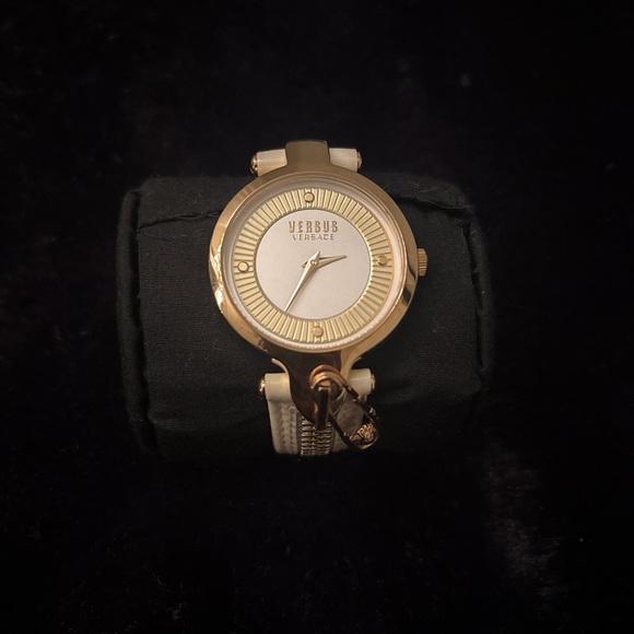 Versus Versace Gold and White Women\'s Watch